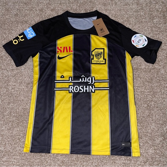 Nike Al Ittihad Kante 2023/2024 Men’s Home Soccer Jersey🆕 - Picture 2 of 7